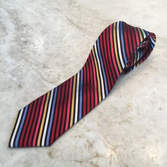 ISAAC MIZRAHI SILK TIE - Picture 5 of 6
